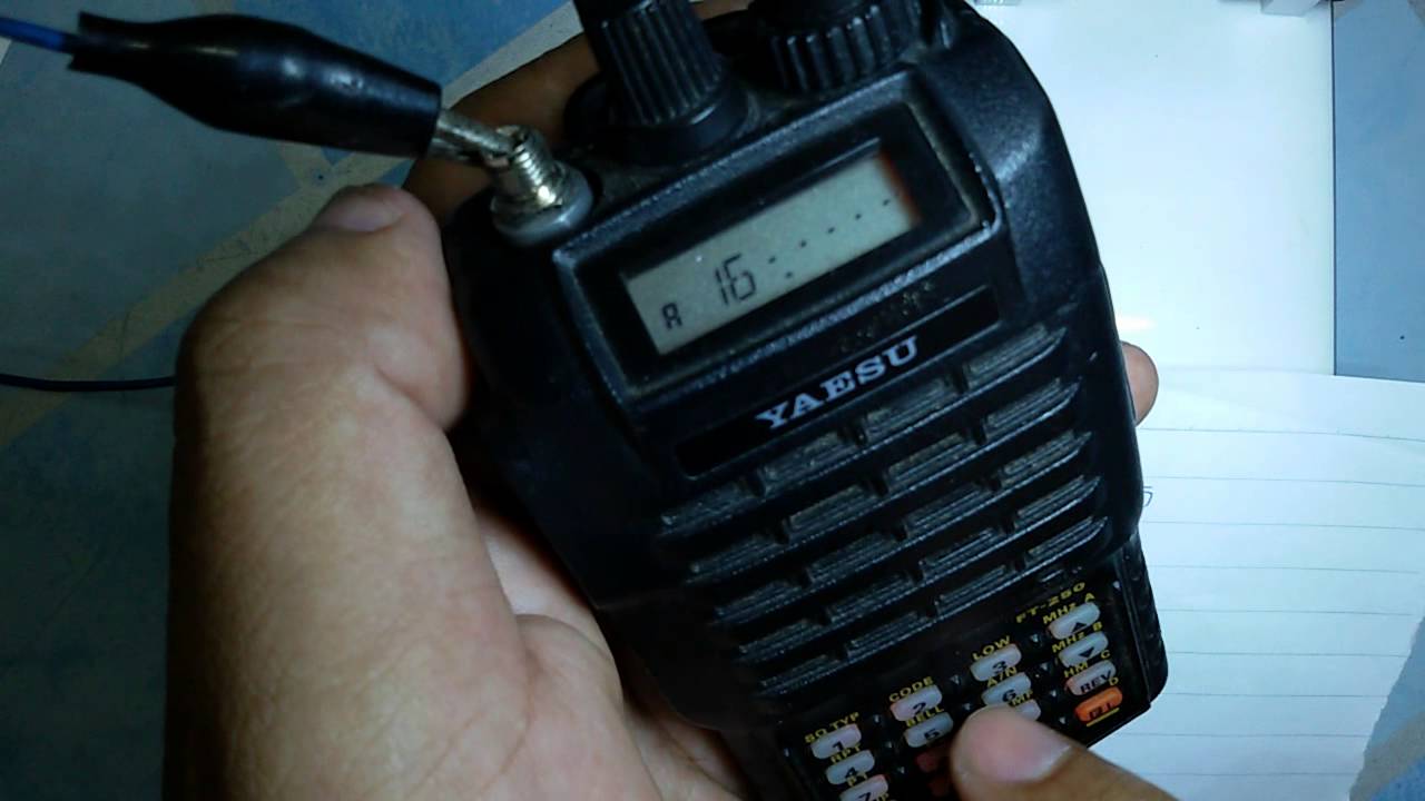 วิธีตั้งค่า duplex Yaesu FT 250