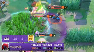 196k Damage on Night Slash Zoroark in Soloq | Pokemon Unite