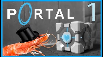 ShrimpCup plays Portal 1 for the first time