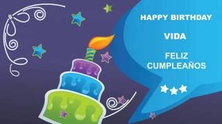 VidaEspanol Vida pronunciacion en espanol   Card Tarjeta - Happy Birthday