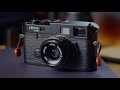 The leica m6  best film photography camera