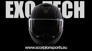 Casque moto modulable SCORPION EXO TECH PULSE NOIR - Code promo : TVAOFF |  Motoshopping