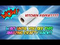 💥WOW This is MIND BLOWING!!!💥 Kitchen Roll Crafts!!😮