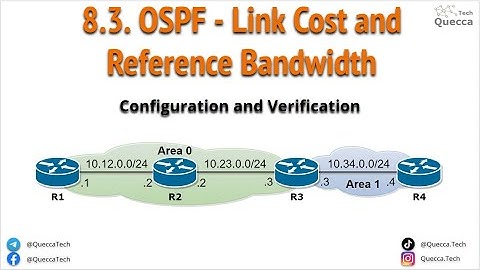 8.3. OSPF Link Cost and Reference Bandwidth with Example