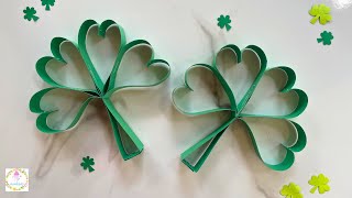 Amazing Four Leaf Clover Decoration For St. Patricks Day Diy Paper Shamrocks