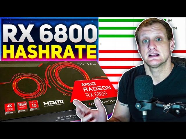 Amd Radeon Rx 6800 Hashrate Youtube