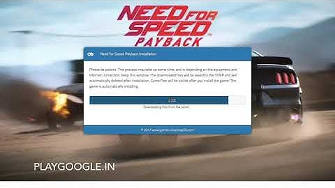 Need for Speed Payback Download PC   FULL VERSION MULTILANGUAGE