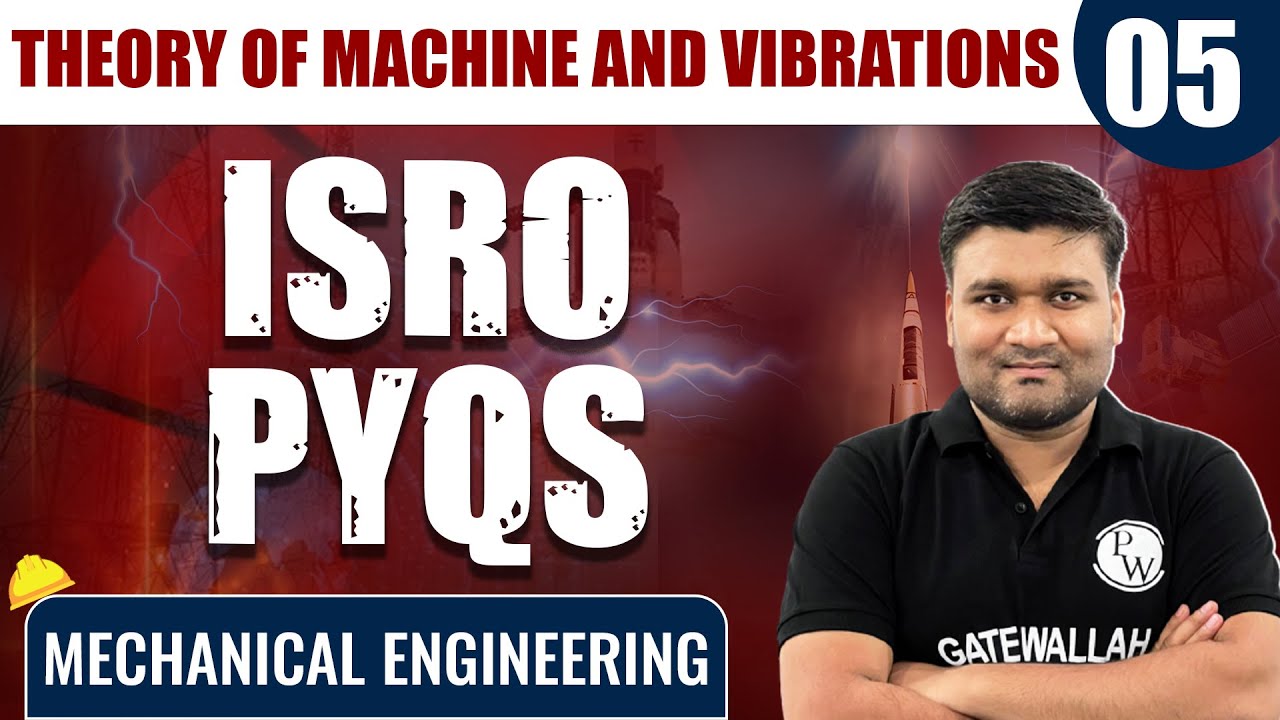 Pyqs Engineering Theory of Machine and Vibrations 05 | ISRO PYQS | Mechanical ...