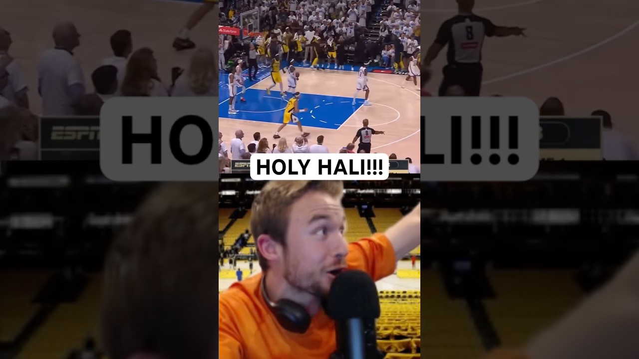 Love reaction to Haliburton’s game winner‼️‼️‼️ #nba #tyresehaliburton #pacers #thunder