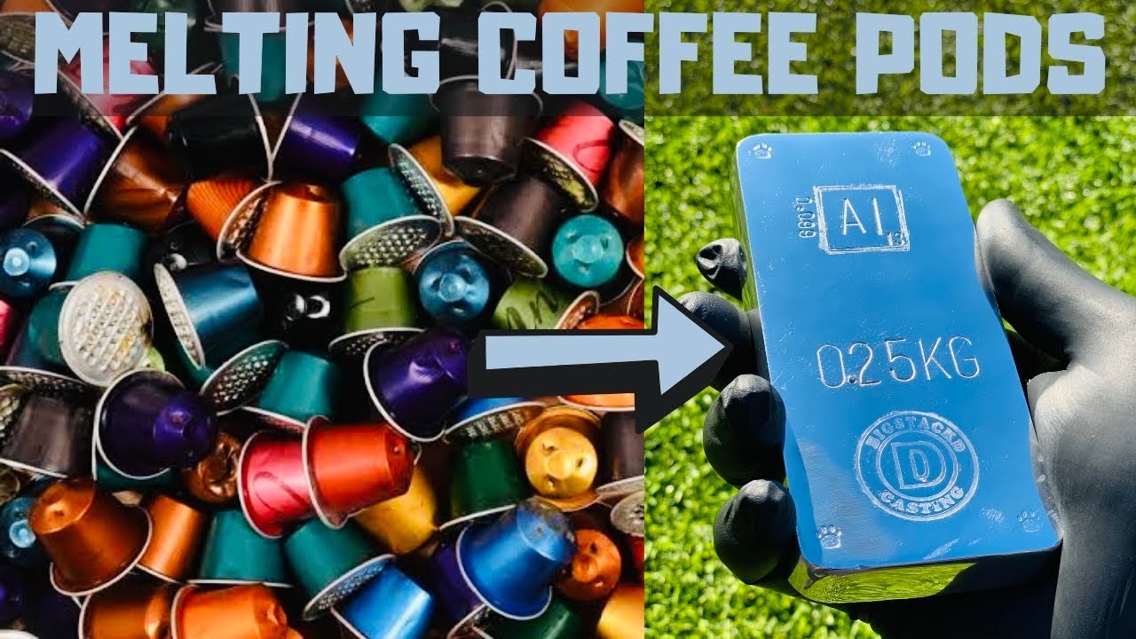 Coffee Pod To Perfection ASMR Metal Melting Aluminium Coffee Pods