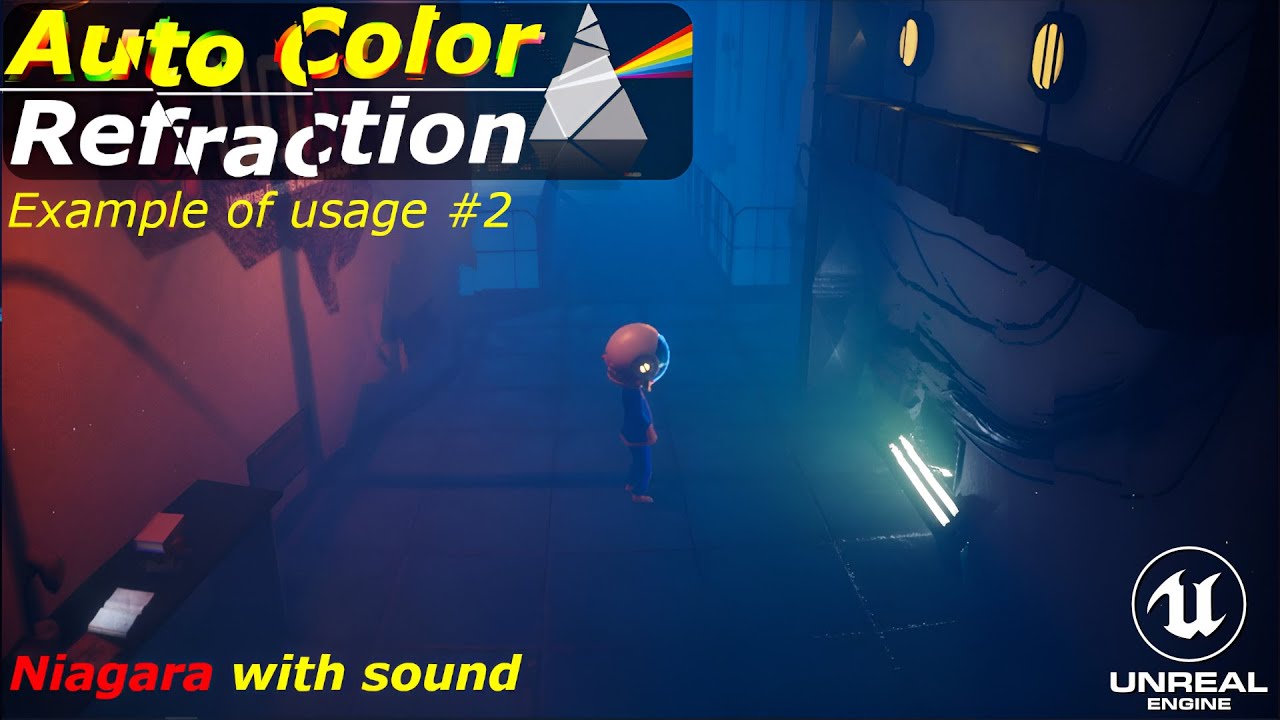 Object distortion + fracture along a wall in Unreal Engine 5 - YouTube