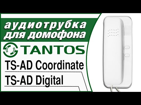 Домофонная трубка координатная и цифровая  Tantos | Обзор от Starnew.ru