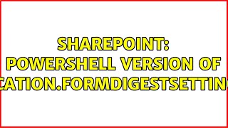 Sharepoint: PowerShell version of SPWebapplication.FormDigestSettings.Enabled