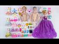 13 Minutes Satisfying with Unboxing Barbie Family Playset, Doll Dressup Set Toys ASMR | Review Toys