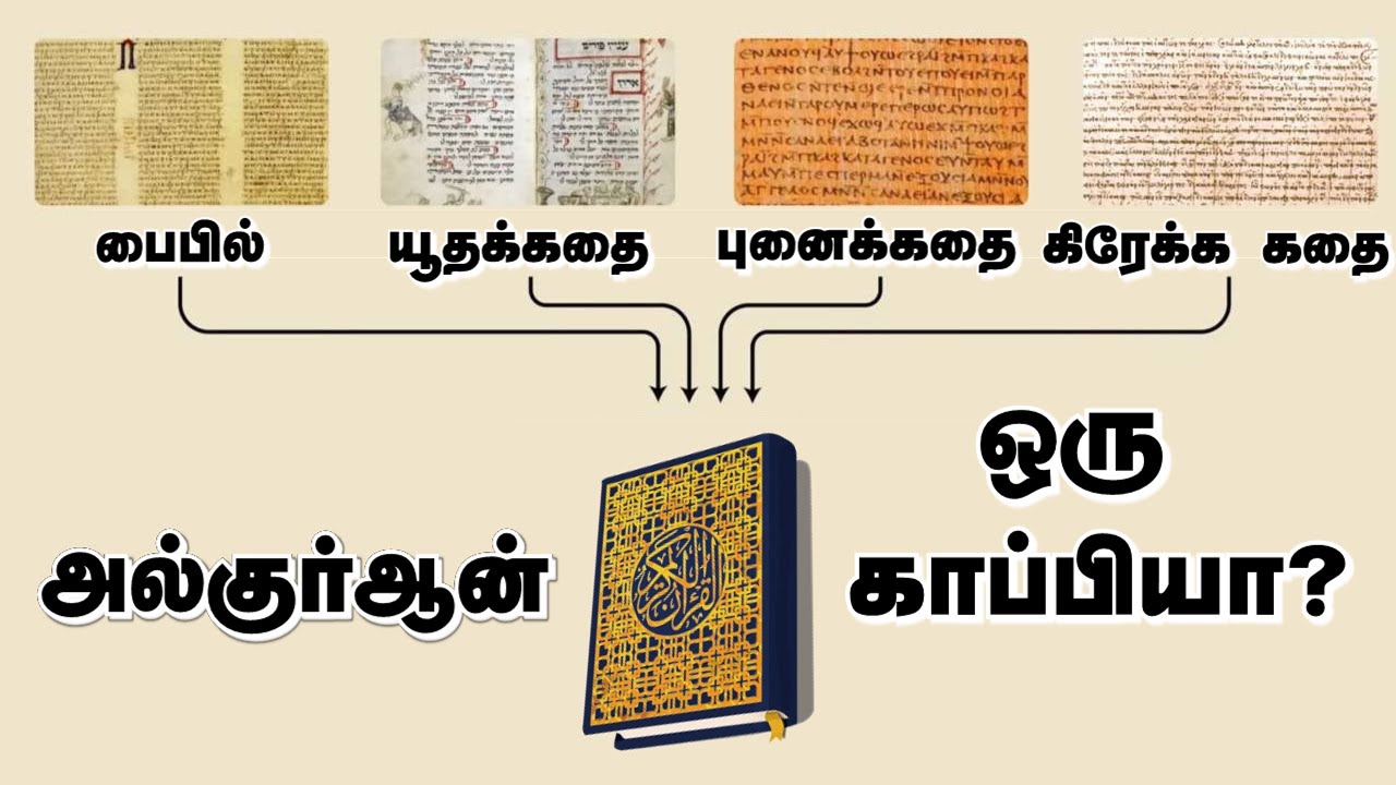 அல்குர்ஆன் காப்பியடிக்கப்பட்டதா? சுருக்கமாகவும் தெளிவாகவும் ஆராய்வோம் | Is Quran copied from bible