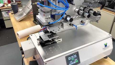 PaladinID flat tamp semi-automatic label applicator.