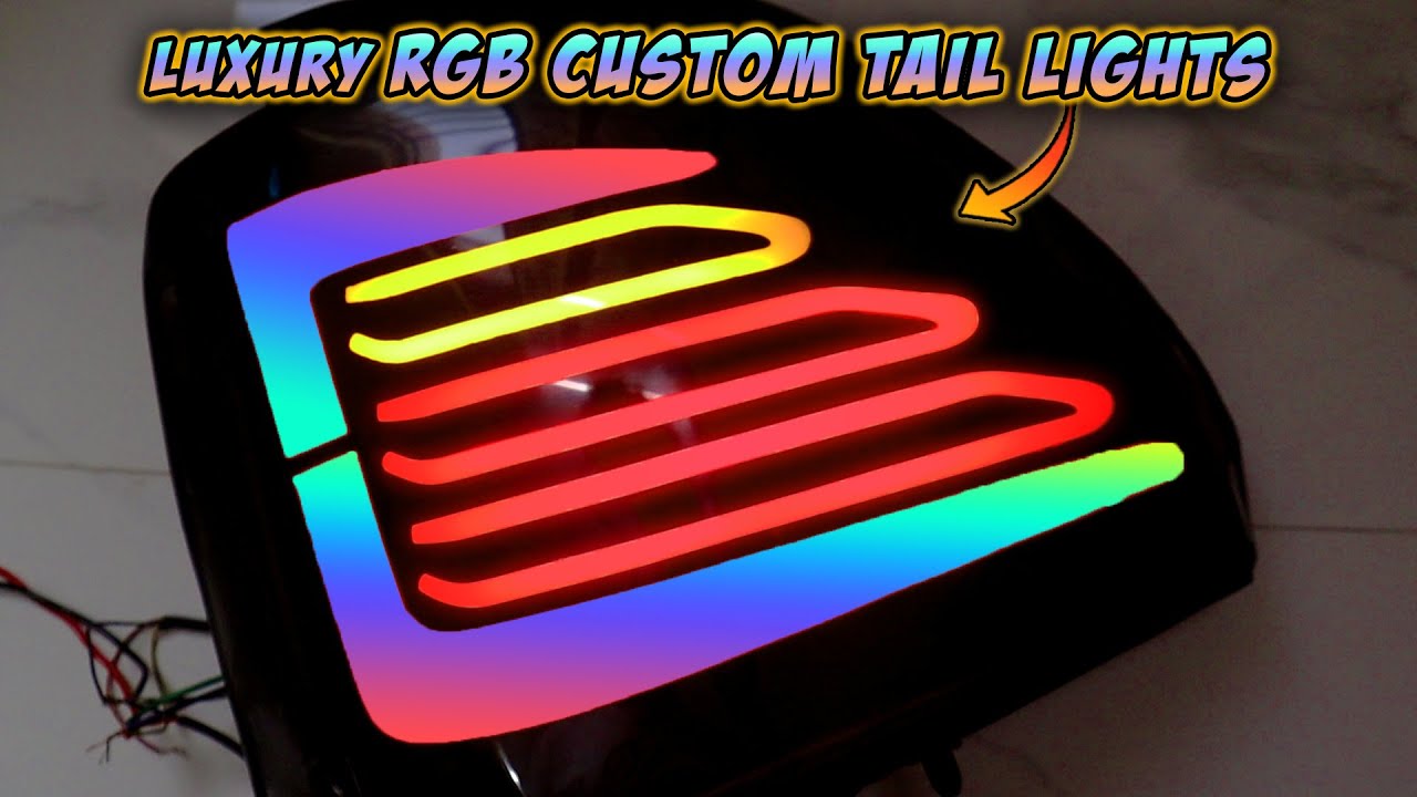 How to make Custom RGB Tail Lights like a Pro!