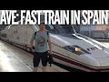 What's first class like on a Spanish fast train? Join me on the Renfe AVE from Malaga to Madrid.