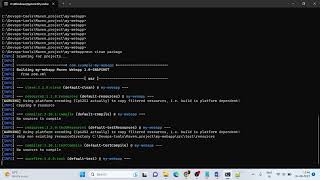 Manual Maven Build webapplication