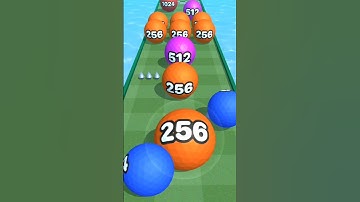 Lv. 50 Ball Run 2048 Gameplay #androidgame #iosgameplay #shorts