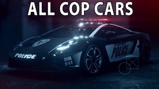 NFS RIVALS - All Cop Car Animations (21:9)