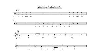 Virtual Sight Reading Level 3.5 (Voice)