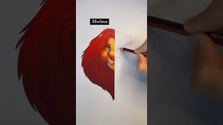 The lion king ?Mufasa Vs Scar shorts art painting drawing pastelartgallery