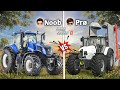 Pro Vs Noob In Fs16 Fs16 Gameplay Timelapse 