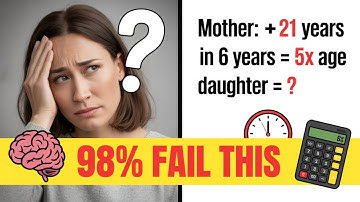 Can You Solve This Tricky Age Riddle? 🤯 | Mother & Daughter Math Puzzle Challenge 🇬🇧🇨🇦!
