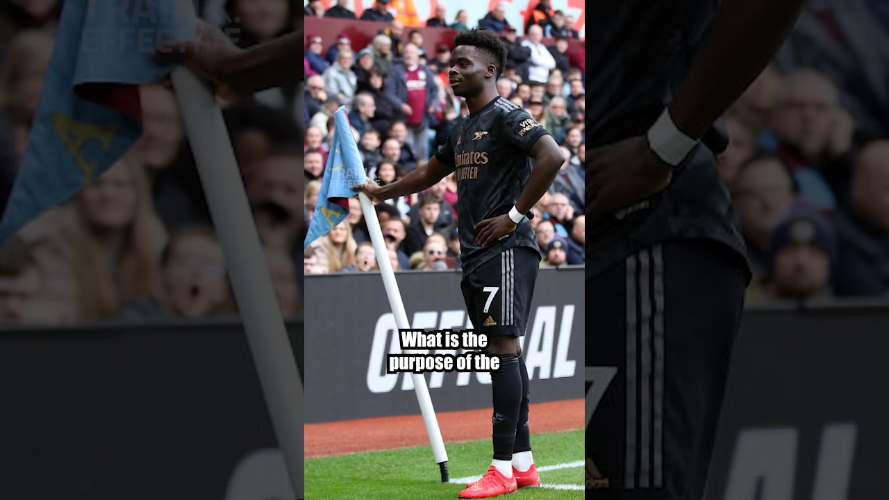 Какова цель углового флажка в футболе?