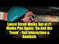 Lance Stroll Walks Out of F1 Media Pen Again: 'Go Ask the Team' - Full Interaction & Analysis
