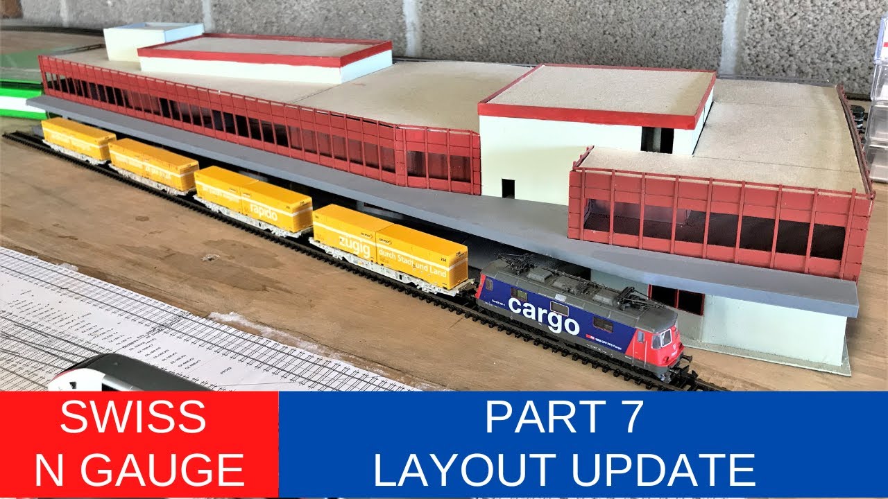 PART 7 Swiss N Gauge Spur N Model Railway Layout Railways of