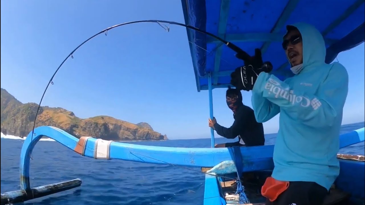 jigging di spot extreme, Arus super kencang ternyata amberjack makan dikedalaman 60Meter