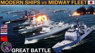 Could A Modern Warship Flotilla Win The 1942 Battle Of Midway? (Naval Battle 93) |DCS screenshot 5