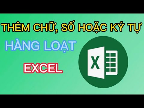 Video: Làm cách nào để thêm đơn vị vào một số trong Excel?