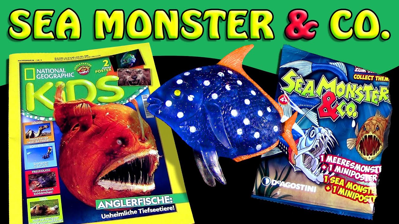 National Geographic ™  Kids Heft 9 - Anglerfische - Meeresmonster / Sea Monsters & Co. DeAgostini ®