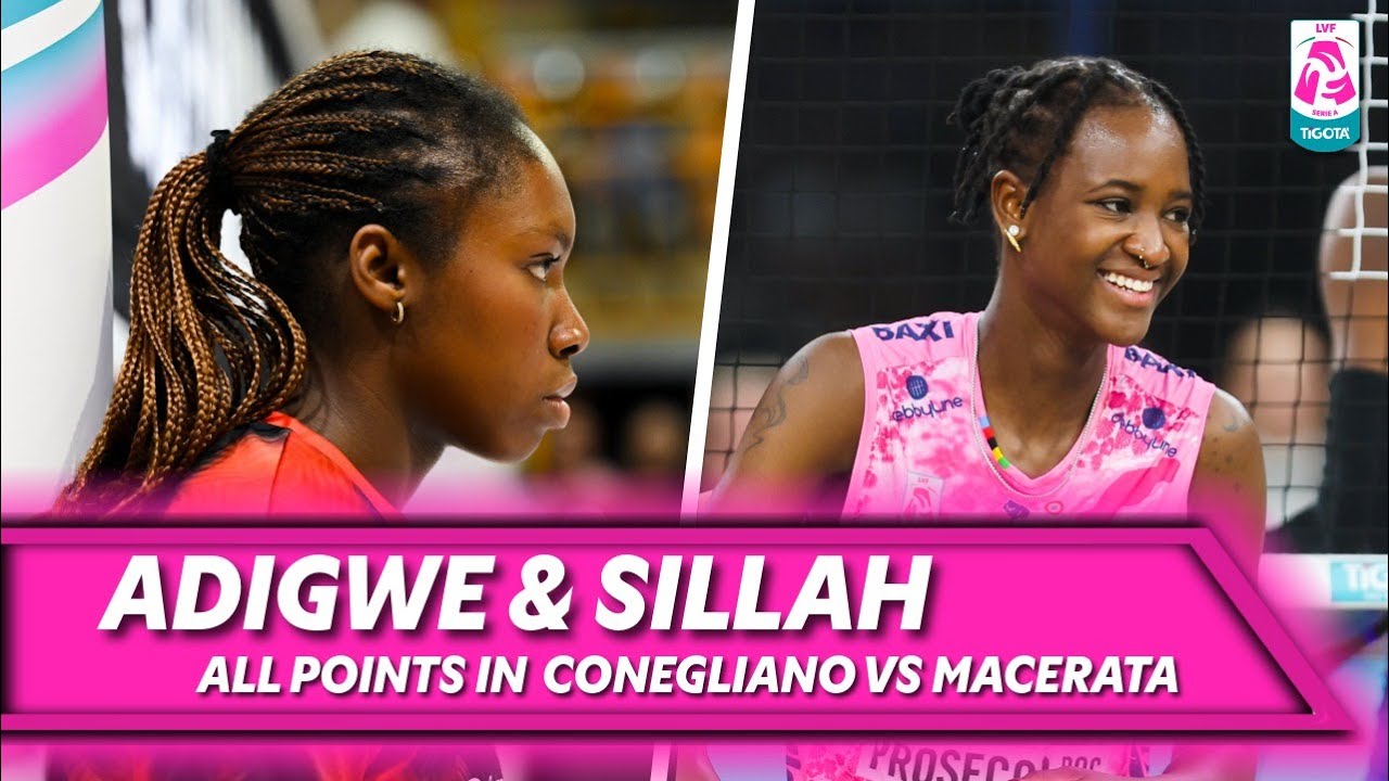 ADIGWE & SILLAH, All points in Conegliano - Macerata | Best Performance | LVF 2025/26