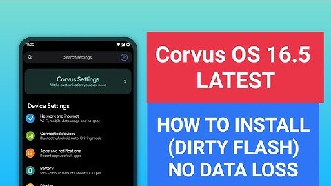 Corvus OS 16.5 for POCO F1 | How to install | Official | Android 11 | POCO F1