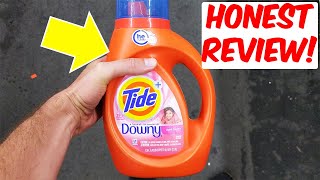 Tide Laundry Detergent Liquid Soap With Touch Of Downy Review (Link Below 👇)