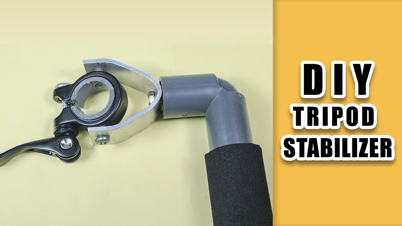 DIY GIMBAL STABILIZER FROM TRIPOD - YouTube