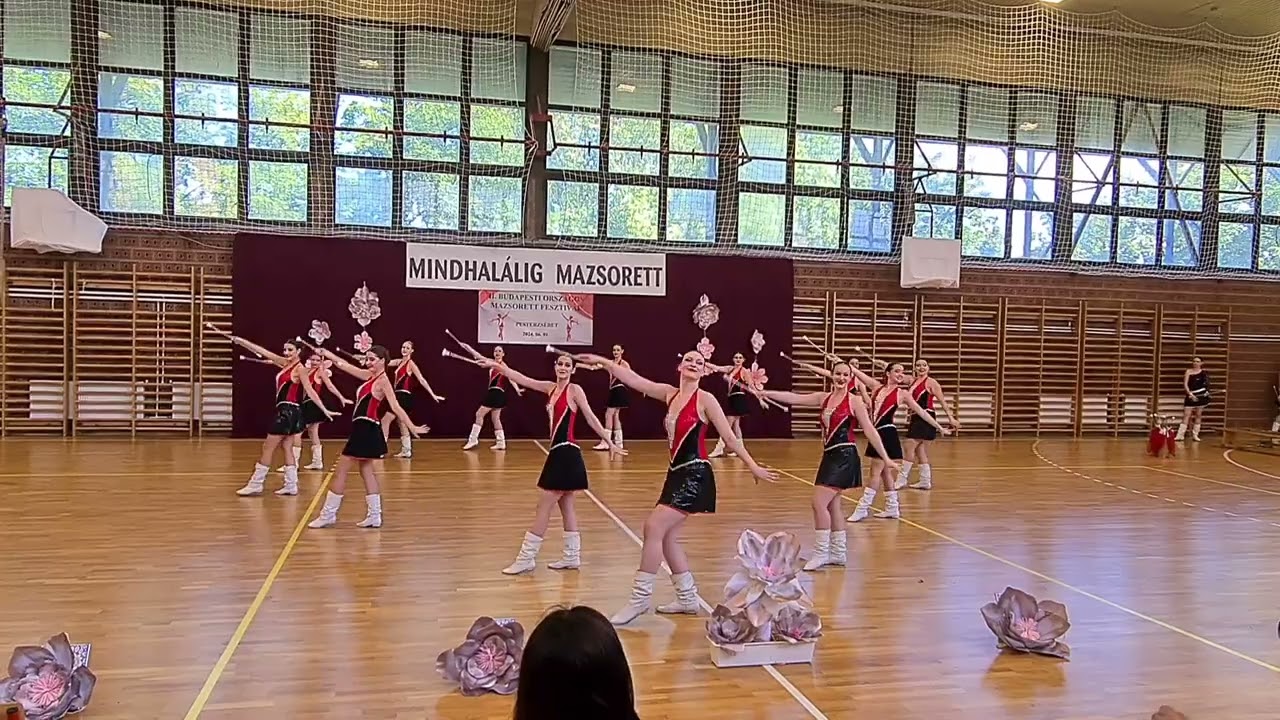 DME Gesztenye csop. botos 2024. Budapesti Mazsorett Fesztivál