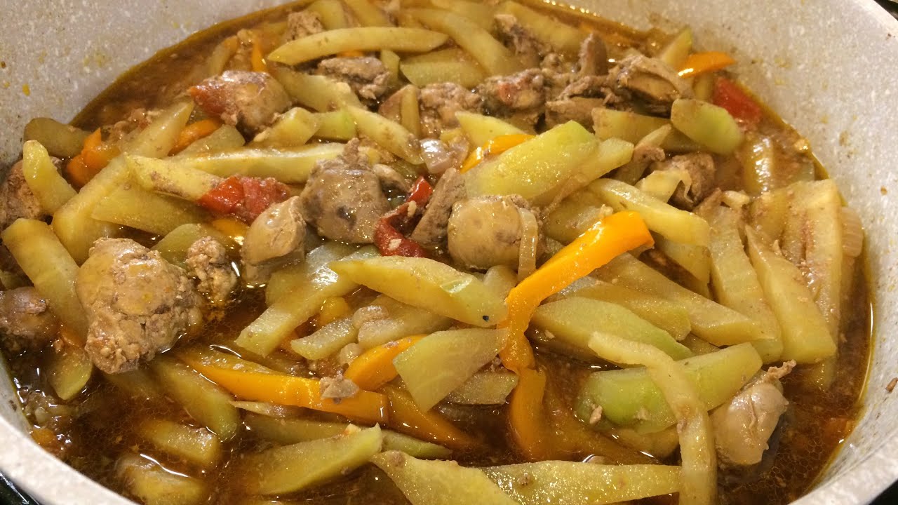 How To Cook Sayote With Chicken