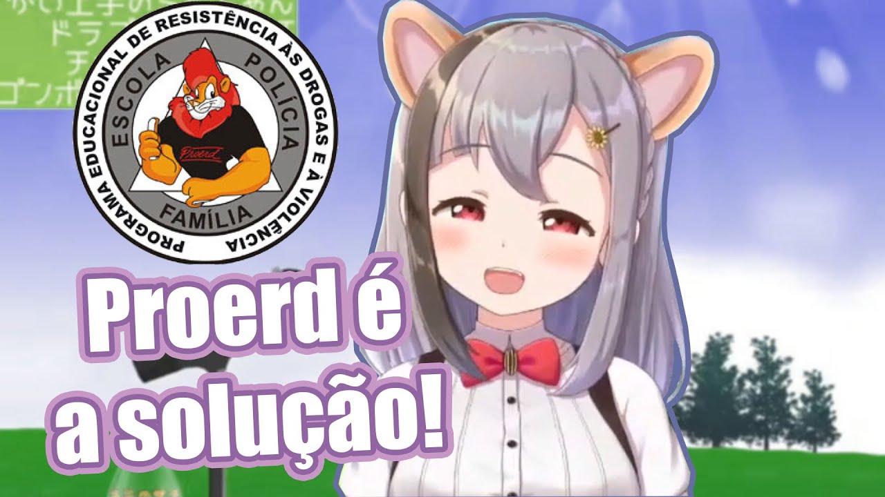 Kirara mimi cantando PROERD, combata as drogas com este vídeo! | Legendado PT/BR