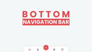 Bottom Navigation Bar using HTML & CSS