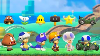 Super Mario Maker 2 All Super Mario 3D World Toad Power-Ups