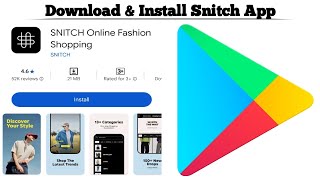 How to Download and Install Snitch Shopping App screenshot 4