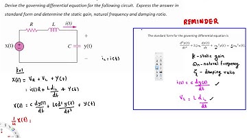 Second Order Circuits : Circuit Analysis