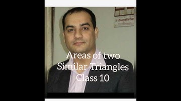 The ratio of the areas of two similar triangles is equal to the ratio of the squares of their corres