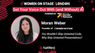 You Wouldn’t Ship Untested Code. Why Ship Untested Presentations? - Moran Weber