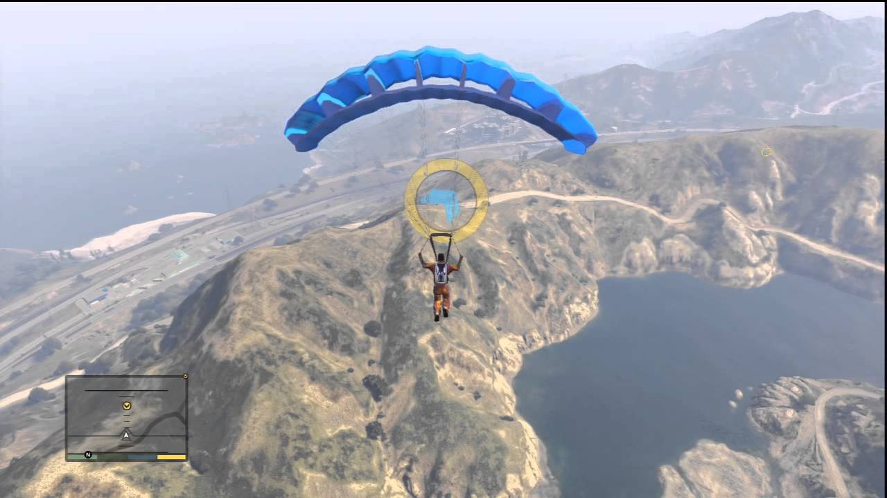 GTA V Gameplay Parachute Jump 12/13 YouTube